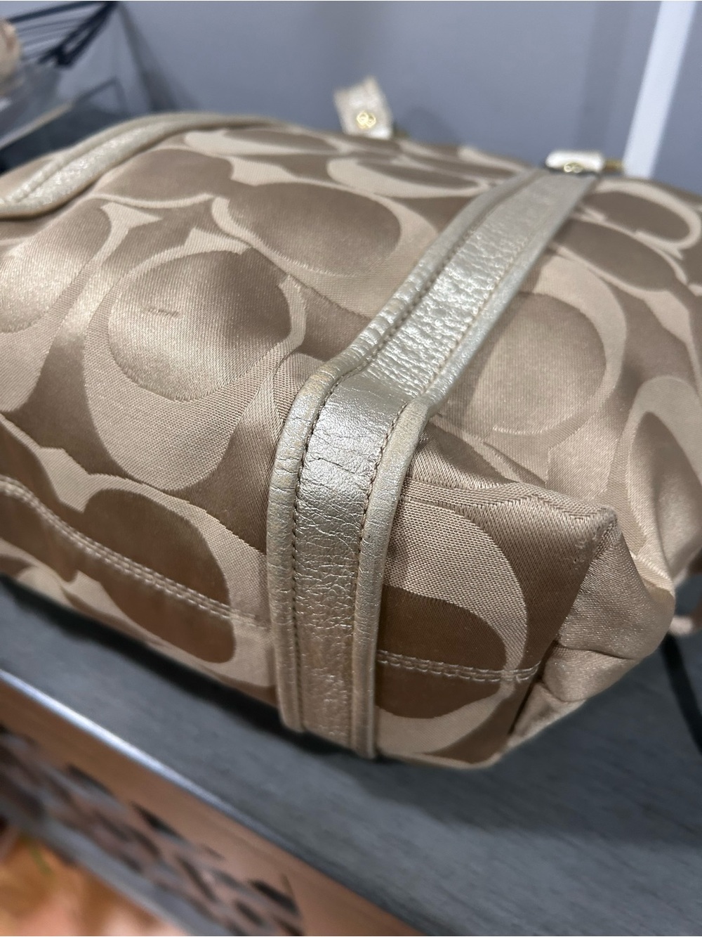 Coach Poppy Signature Sateen Spotlight Tote - Picture 4 of 8